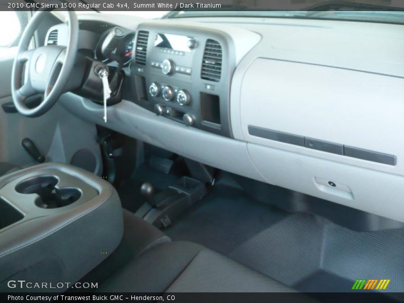 Summit White / Dark Titanium 2010 GMC Sierra 1500 Regular Cab 4x4