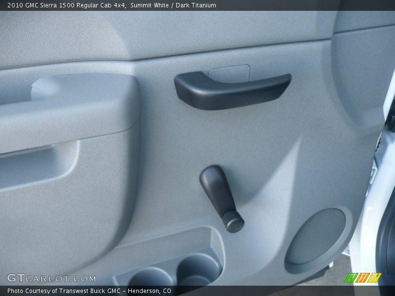 Summit White / Dark Titanium 2010 GMC Sierra 1500 Regular Cab 4x4