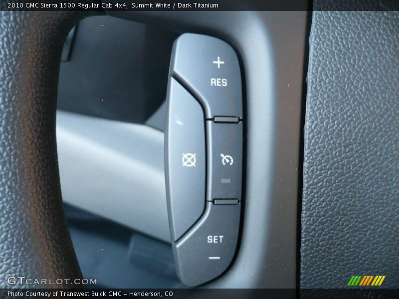 Summit White / Dark Titanium 2010 GMC Sierra 1500 Regular Cab 4x4