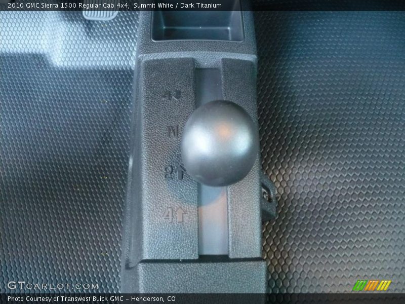 Summit White / Dark Titanium 2010 GMC Sierra 1500 Regular Cab 4x4