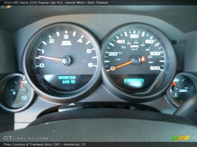 Summit White / Dark Titanium 2010 GMC Sierra 1500 Regular Cab 4x4