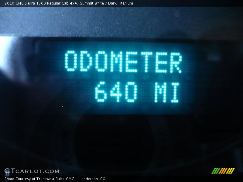 Summit White / Dark Titanium 2010 GMC Sierra 1500 Regular Cab 4x4