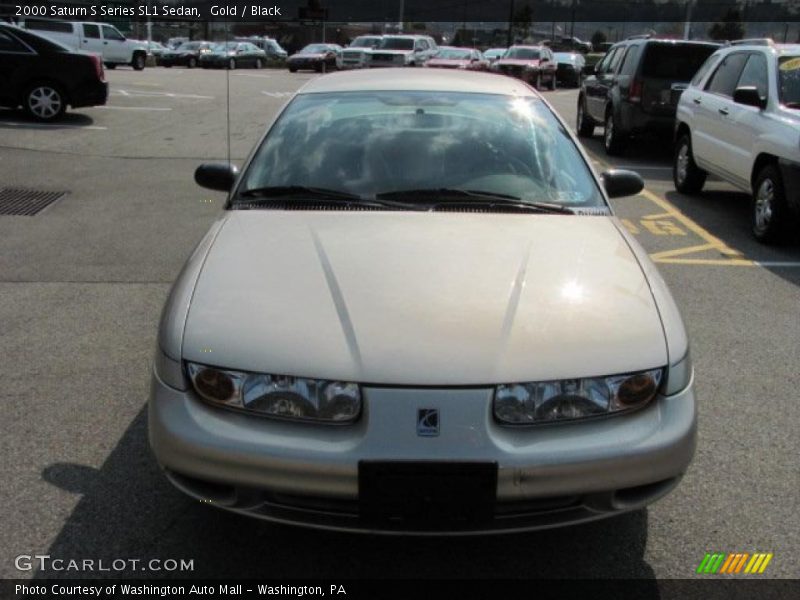 Gold / Black 2000 Saturn S Series SL1 Sedan