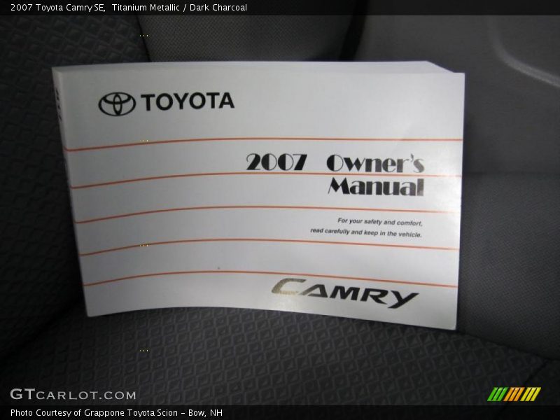 Titanium Metallic / Dark Charcoal 2007 Toyota Camry SE