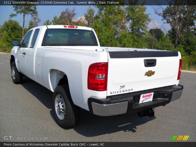 Summit White / Dark Titanium 2011 Chevrolet Silverado 2500HD Extended Cab