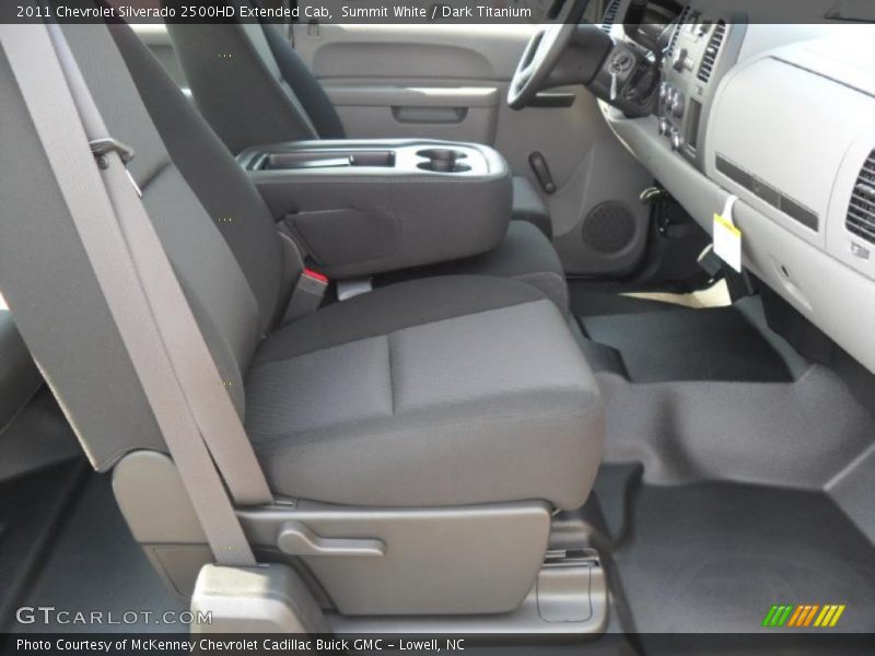 Summit White / Dark Titanium 2011 Chevrolet Silverado 2500HD Extended Cab