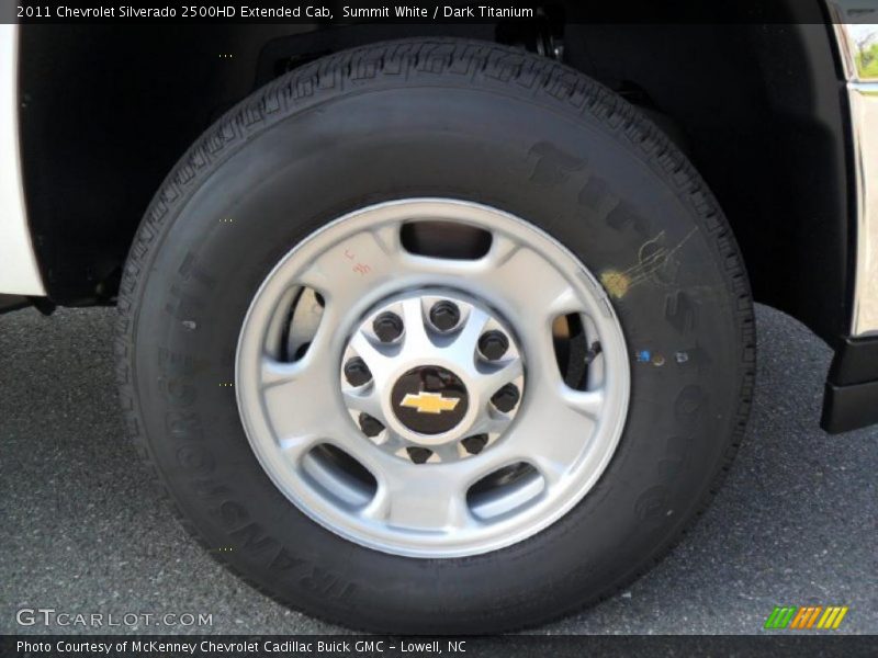 Summit White / Dark Titanium 2011 Chevrolet Silverado 2500HD Extended Cab