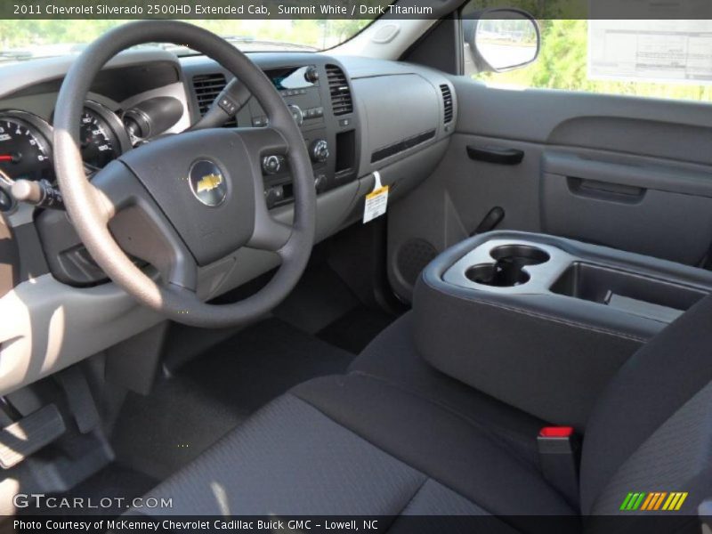 Summit White / Dark Titanium 2011 Chevrolet Silverado 2500HD Extended Cab