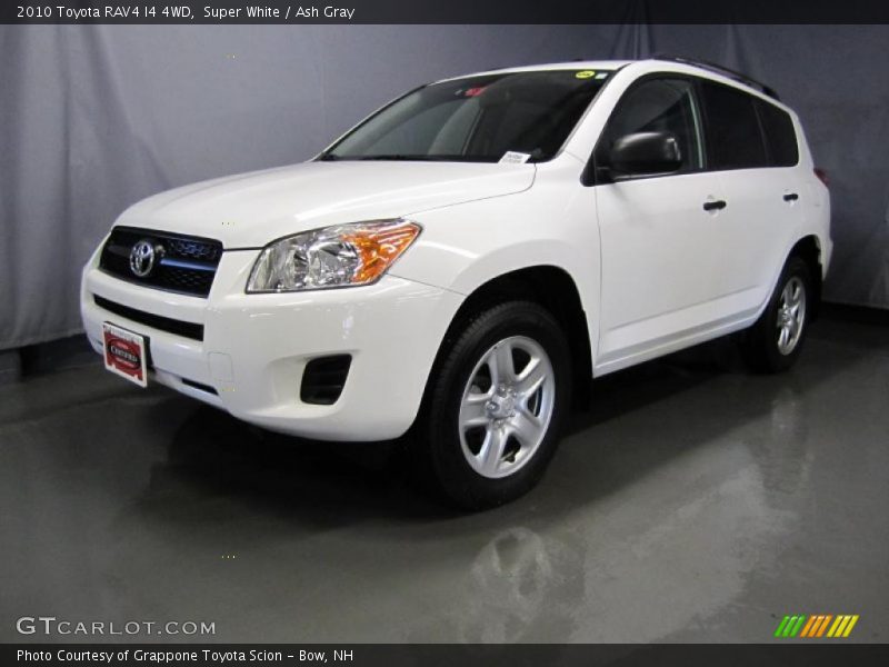 Super White / Ash Gray 2010 Toyota RAV4 I4 4WD