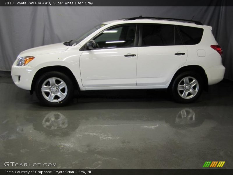 Super White / Ash Gray 2010 Toyota RAV4 I4 4WD