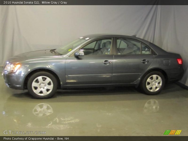 Willow Gray / Gray 2010 Hyundai Sonata GLS
