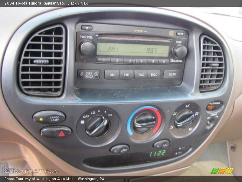 Black / Oak 2004 Toyota Tundra Regular Cab