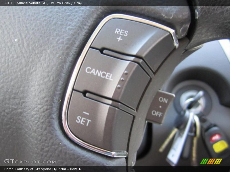 Willow Gray / Gray 2010 Hyundai Sonata GLS