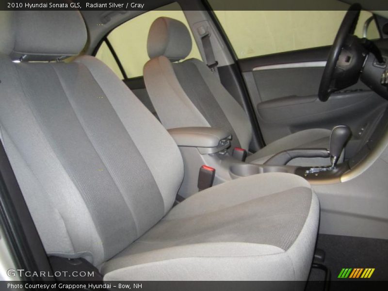 Radiant Silver / Gray 2010 Hyundai Sonata GLS
