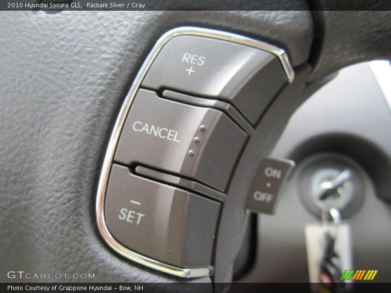 Radiant Silver / Gray 2010 Hyundai Sonata GLS