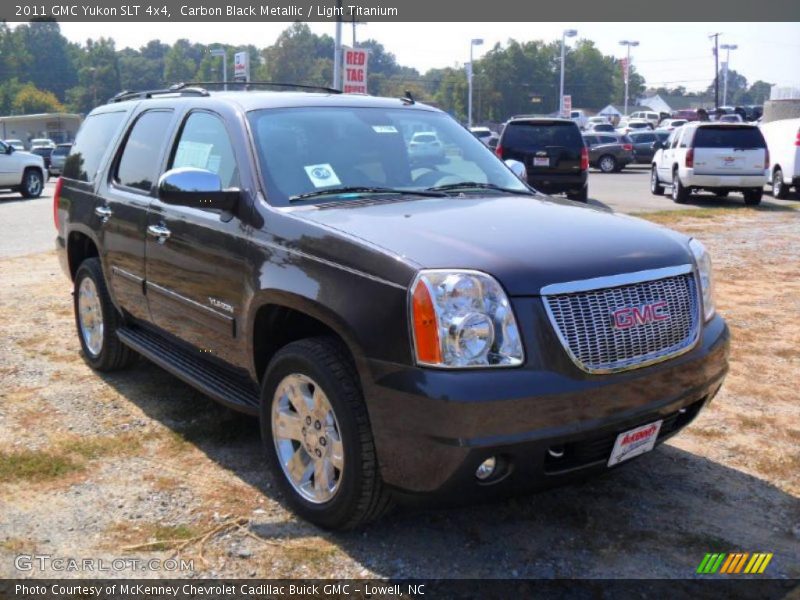 Carbon Black Metallic / Light Titanium 2011 GMC Yukon SLT 4x4