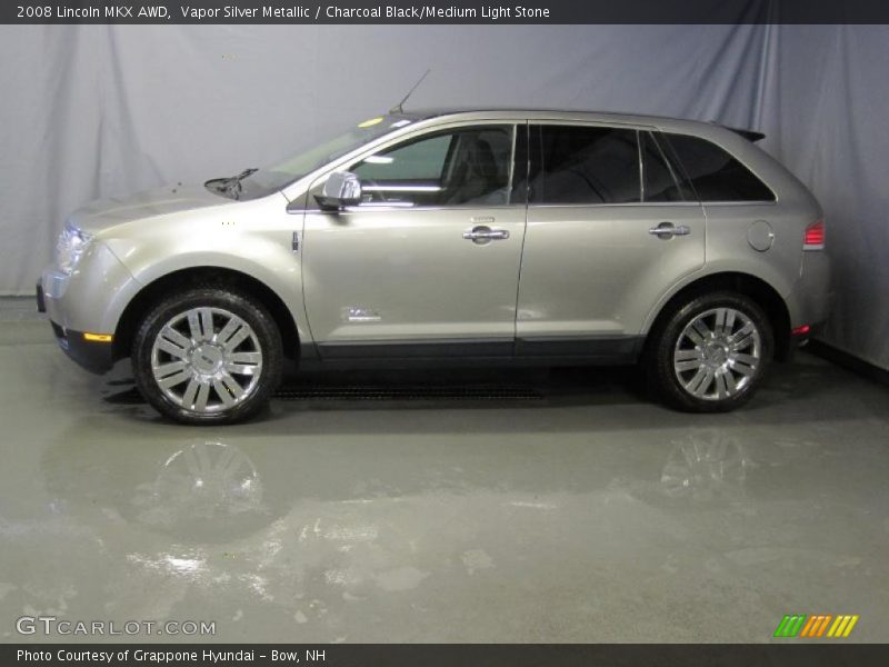 Vapor Silver Metallic / Charcoal Black/Medium Light Stone 2008 Lincoln MKX AWD