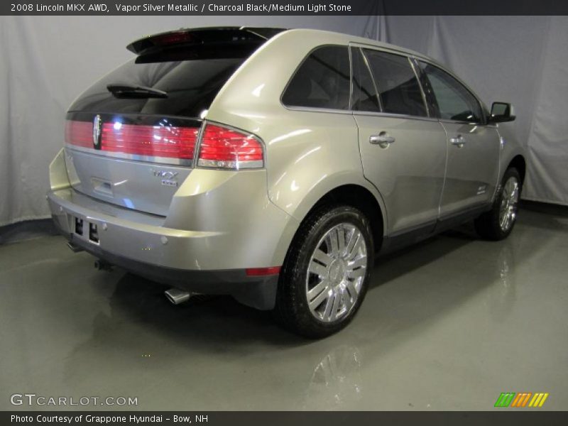 Vapor Silver Metallic / Charcoal Black/Medium Light Stone 2008 Lincoln MKX AWD