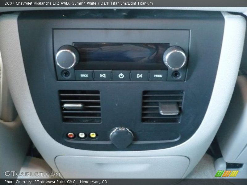 Summit White / Dark Titanium/Light Titanium 2007 Chevrolet Avalanche LTZ 4WD