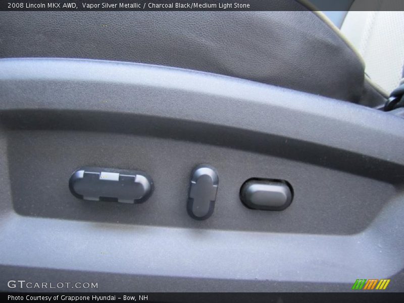 Vapor Silver Metallic / Charcoal Black/Medium Light Stone 2008 Lincoln MKX AWD