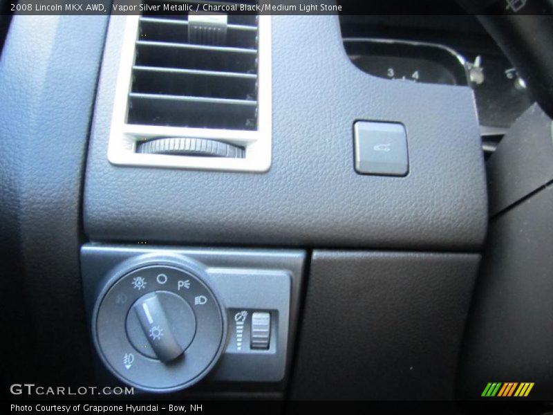 Vapor Silver Metallic / Charcoal Black/Medium Light Stone 2008 Lincoln MKX AWD