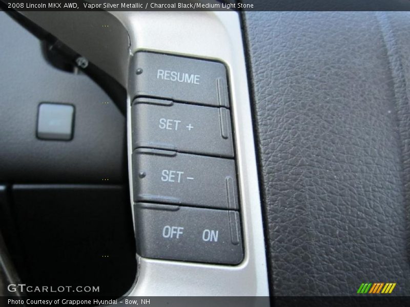 Vapor Silver Metallic / Charcoal Black/Medium Light Stone 2008 Lincoln MKX AWD