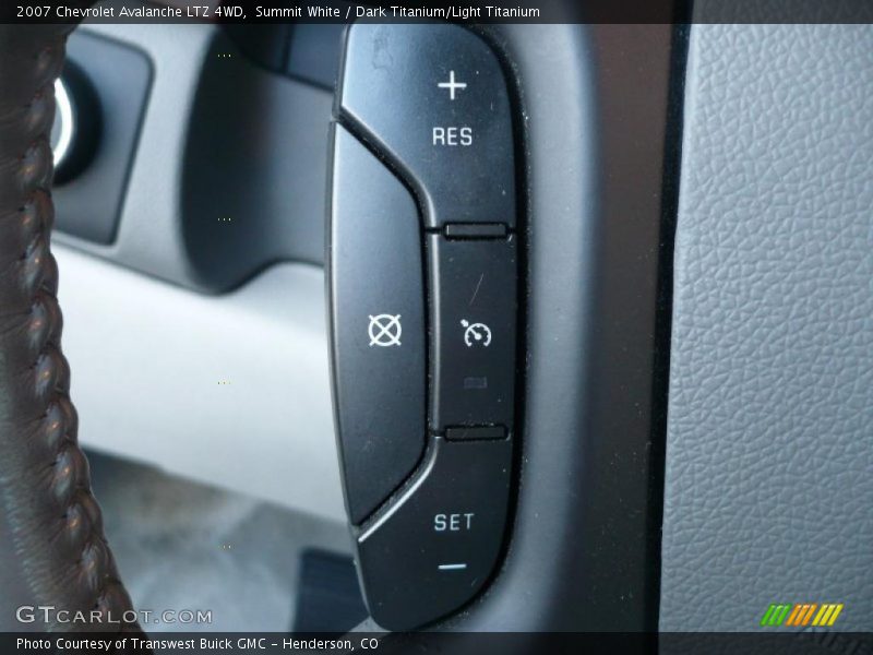 Summit White / Dark Titanium/Light Titanium 2007 Chevrolet Avalanche LTZ 4WD