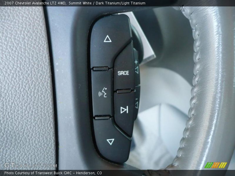Summit White / Dark Titanium/Light Titanium 2007 Chevrolet Avalanche LTZ 4WD