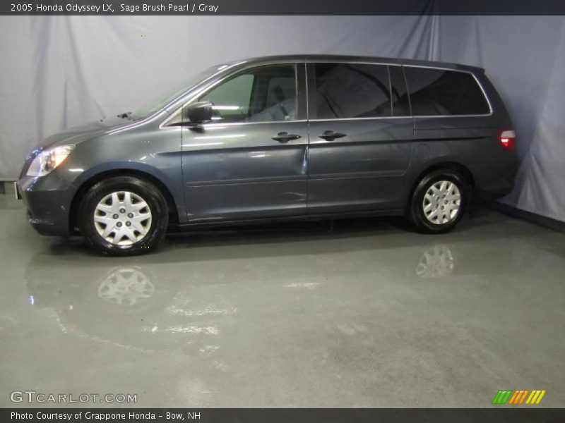 Sage Brush Pearl / Gray 2005 Honda Odyssey LX