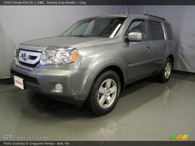 Sterling Gray Metallic / Gray 2009 Honda Pilot EX-L 4WD