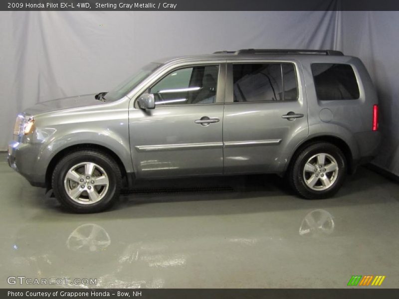 Sterling Gray Metallic / Gray 2009 Honda Pilot EX-L 4WD