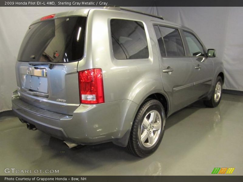 Sterling Gray Metallic / Gray 2009 Honda Pilot EX-L 4WD