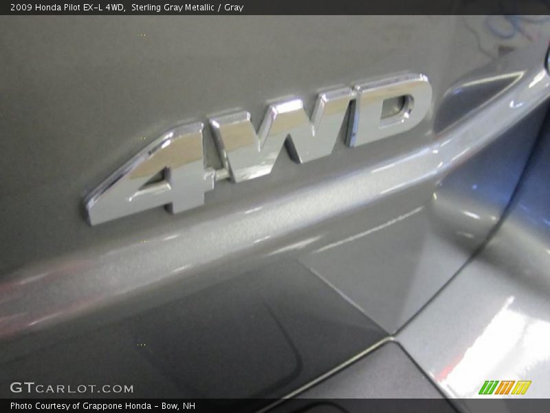 Sterling Gray Metallic / Gray 2009 Honda Pilot EX-L 4WD