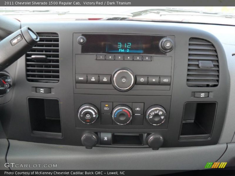Victory Red / Dark Titanium 2011 Chevrolet Silverado 1500 Regular Cab