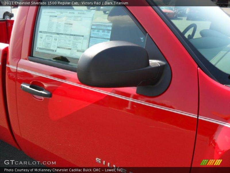 Victory Red / Dark Titanium 2011 Chevrolet Silverado 1500 Regular Cab