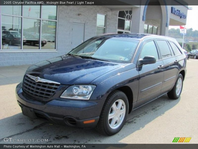 Midnight Blue Pearl / Light Taupe 2005 Chrysler Pacifica AWD