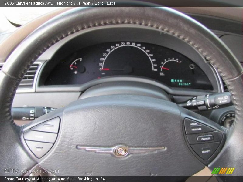 Midnight Blue Pearl / Light Taupe 2005 Chrysler Pacifica AWD