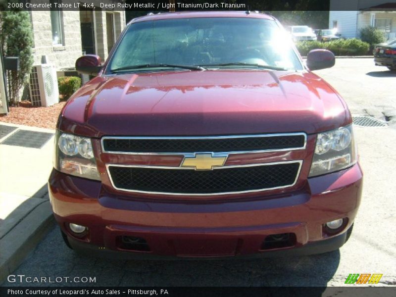 Deep Ruby Metallic / Light Titanium/Dark Titanium 2008 Chevrolet Tahoe LT 4x4