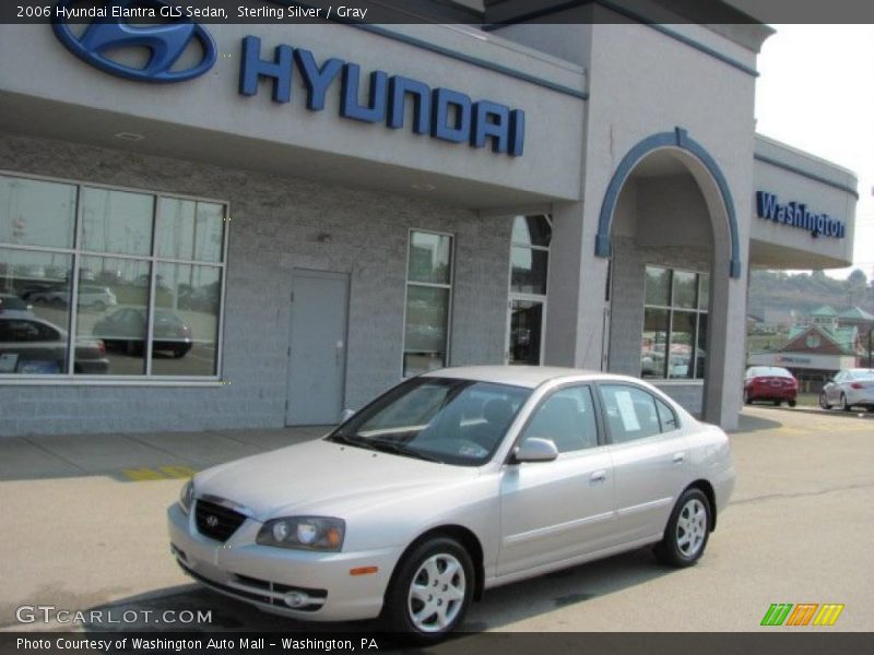 Sterling Silver / Gray 2006 Hyundai Elantra GLS Sedan