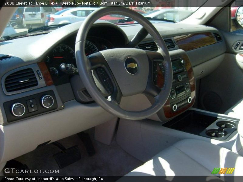 Deep Ruby Metallic / Light Titanium/Dark Titanium 2008 Chevrolet Tahoe LT 4x4