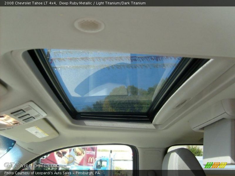 Deep Ruby Metallic / Light Titanium/Dark Titanium 2008 Chevrolet Tahoe LT 4x4