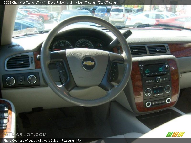 Deep Ruby Metallic / Light Titanium/Dark Titanium 2008 Chevrolet Tahoe LT 4x4