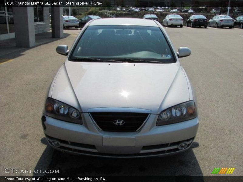 Sterling Silver / Gray 2006 Hyundai Elantra GLS Sedan