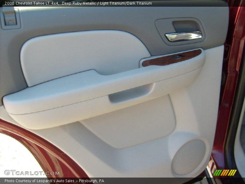 Deep Ruby Metallic / Light Titanium/Dark Titanium 2008 Chevrolet Tahoe LT 4x4