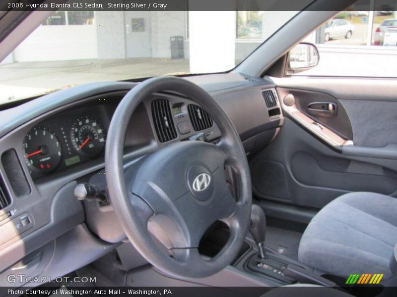 Sterling Silver / Gray 2006 Hyundai Elantra GLS Sedan