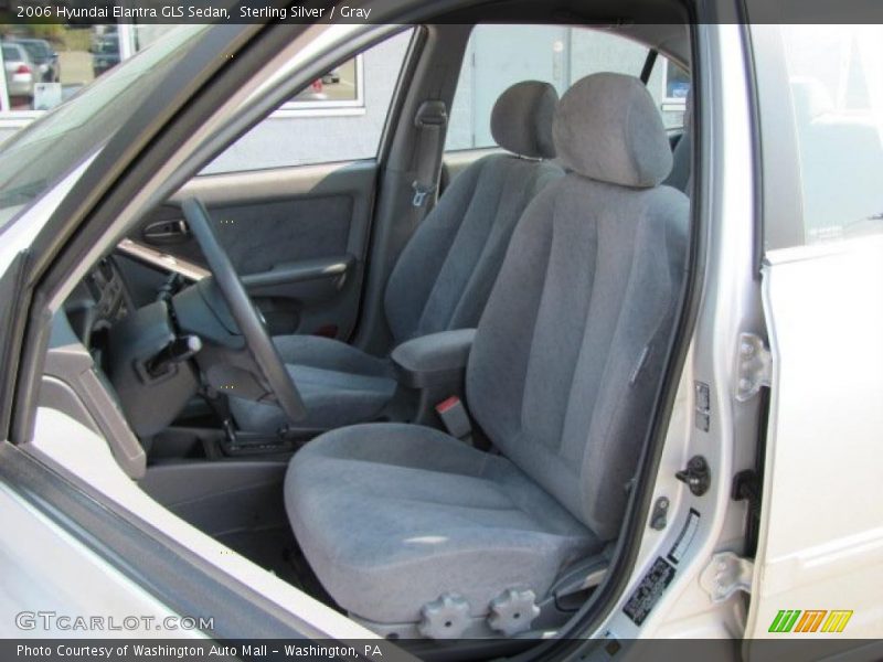 Sterling Silver / Gray 2006 Hyundai Elantra GLS Sedan