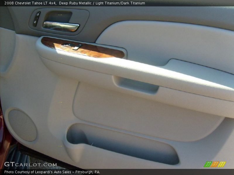 Deep Ruby Metallic / Light Titanium/Dark Titanium 2008 Chevrolet Tahoe LT 4x4