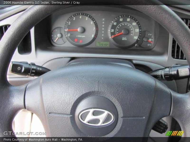 Sterling Silver / Gray 2006 Hyundai Elantra GLS Sedan