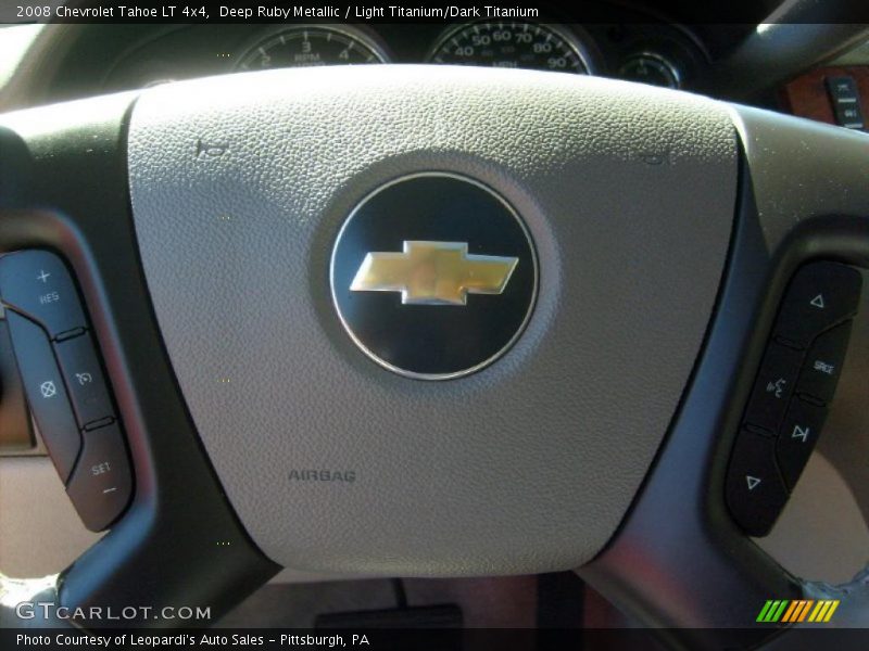 Deep Ruby Metallic / Light Titanium/Dark Titanium 2008 Chevrolet Tahoe LT 4x4
