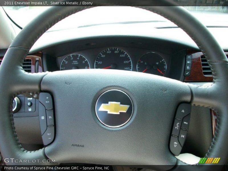 Silver Ice Metallic / Ebony 2011 Chevrolet Impala LT